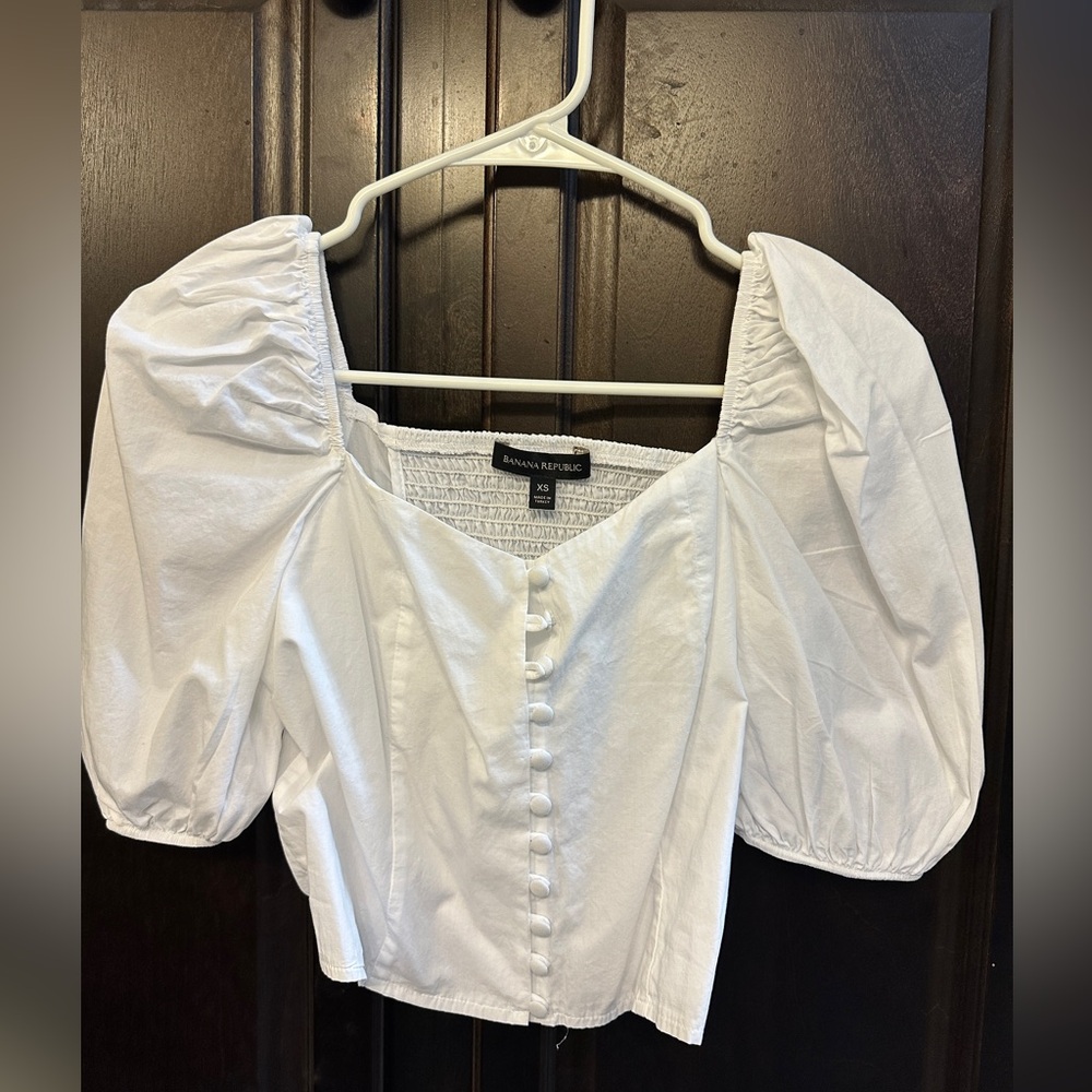 White crop top